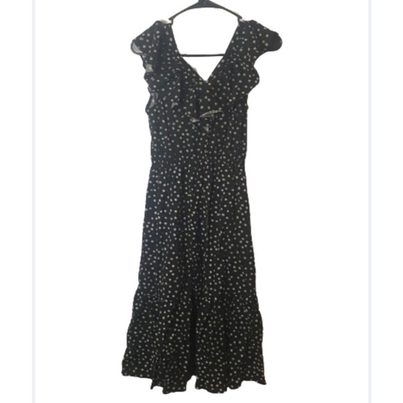 Banana Republic sundress black and white with daisy floral print - Picture 1 of 5
